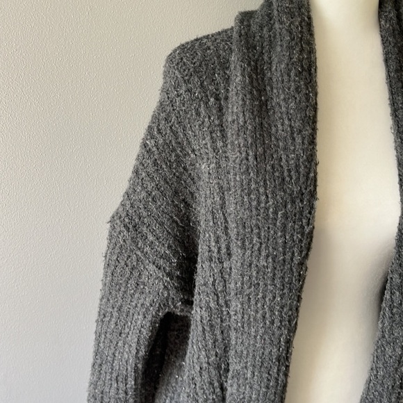 J.Crew Open Front Wool Blend Cardigan Gray - Picture 4 of 10